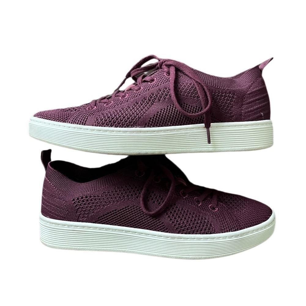 Sofft Sneakers Women's 8 Somers Knit Sneakers Maroon‎ Burgundy Sporty Casual